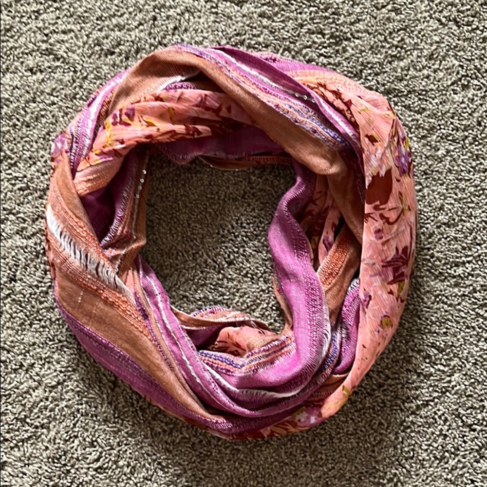 Floral Infinity Scarf